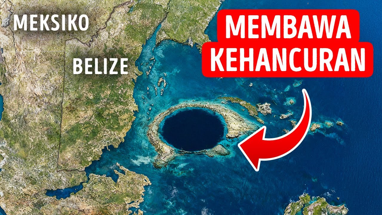 Lubang Laut Raksasa di Belize Ini Baru Saja Mengibarkan Bendera Merah
