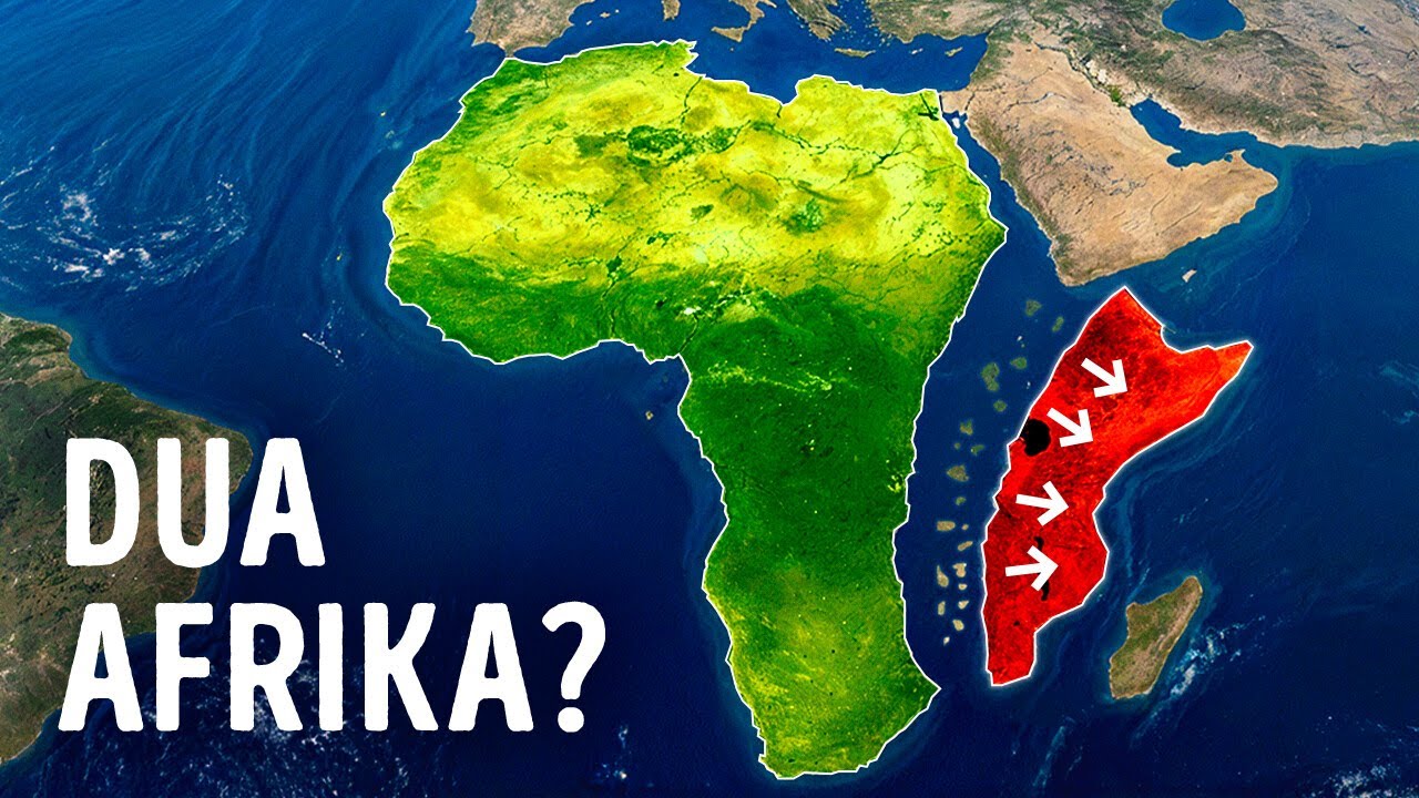 Retakan Besar Membelah Afrika Menjadi Dua Benua - Terbentuknya Samudra Baru