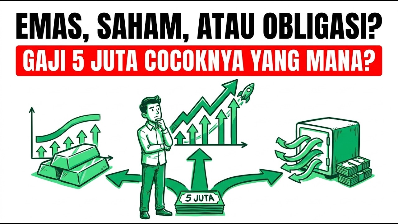 Lebih Enak Emas, Saham atau Obligasi Bagi Pekerja Gaji 5 JT/Bulan? Jawabannya Tergantung 1 Angka Ini