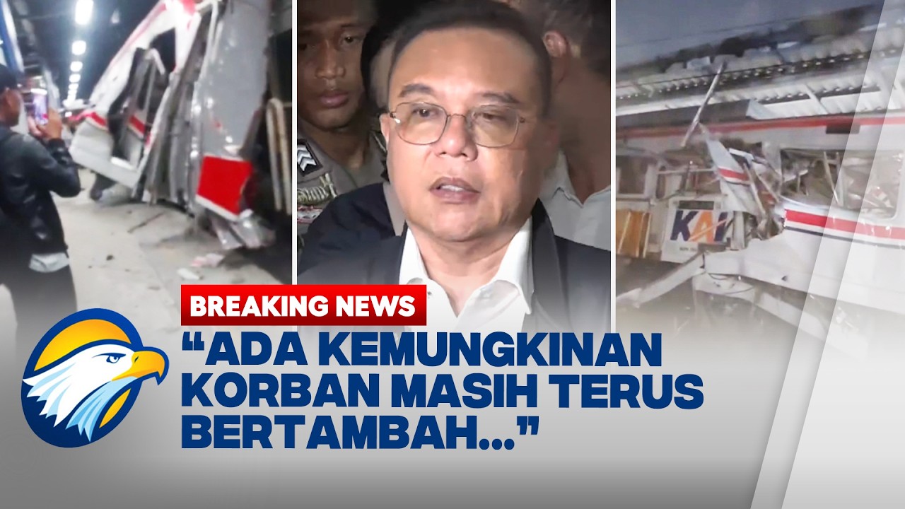 BREAKING NEWS - Sufmi Dasco Tinjau Langsung Insiden Kecelakaan KRL di Bekasi