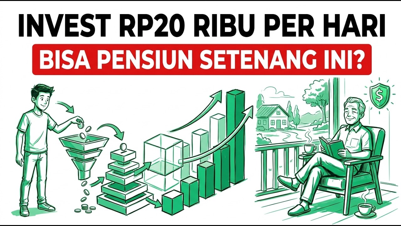 Modal Rp20 Ribu / Hari Jadi Dana Pensiun Rp500 Juta: Simulasi 'Auto-Invest' di Saham Consumer Goods