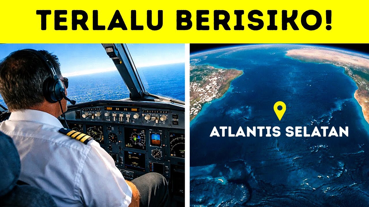 Mengapa Hampir Tidak Ada Pesawat yang Terbang di Atas Atlantik Selatan