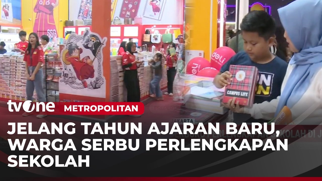 Booth Alat Tulis dan Perlengkapan Sekolah Dipenuhi Pengunjung | Metropolitan
