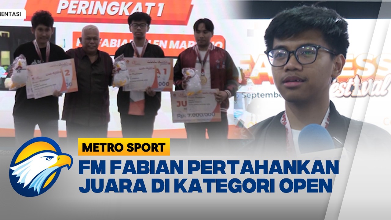 Fabian Glen Mariano Juara Kelas Open Japfa Chess Festival 2026 | Metro Sport