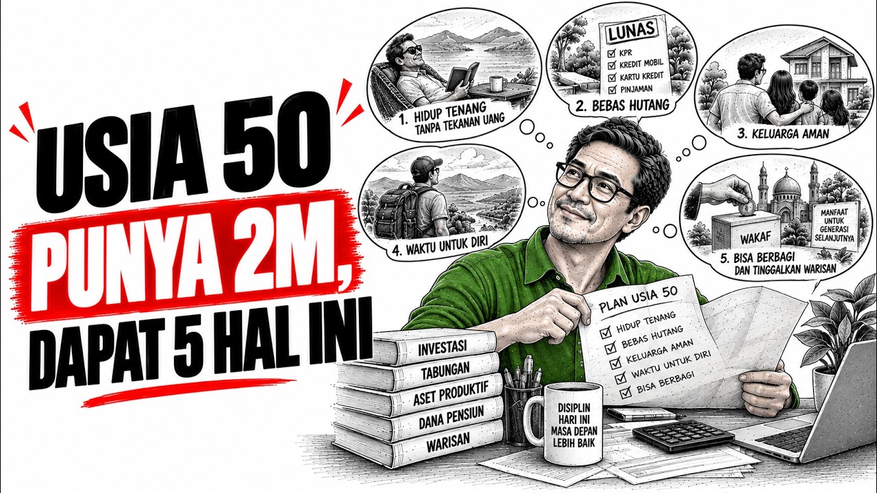 Pegang Cash 2 Miliar Saat 50 Tahun: 5 Hal Ini Bisa Didapat