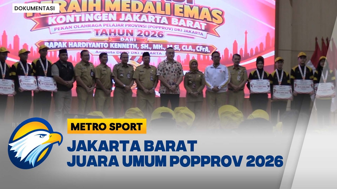 Cetak Sejarah Baru! Jakarta Barat Resmi Sabet Juara Umum Popprov DKI Jakarta 2026 [Metro Sport]