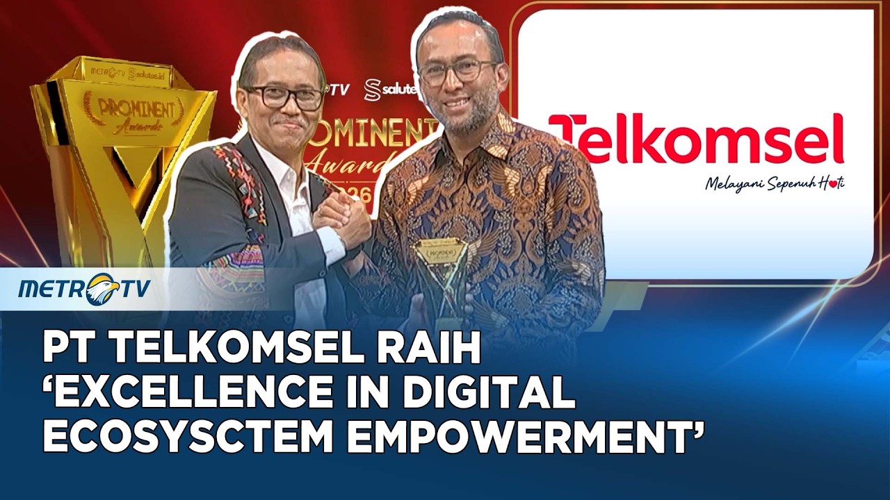PT Telkomsel Raih Excellence in Digital Ecosysctem Empowerment di Prominent Awards 2026