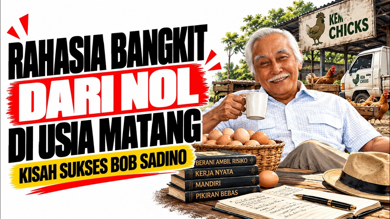 Kisah Sukses Bob Sadino: Bukti Nyata Bangkit dari Nol di Usia Matang Bukan Hal Mustahil!