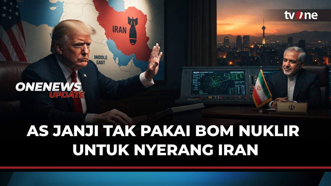 Gawat! AS Beri Sinyal Gempur Iran Lagi, Tapi Pastikan Tak Pakai Bom Nuklir | OneNews Update
